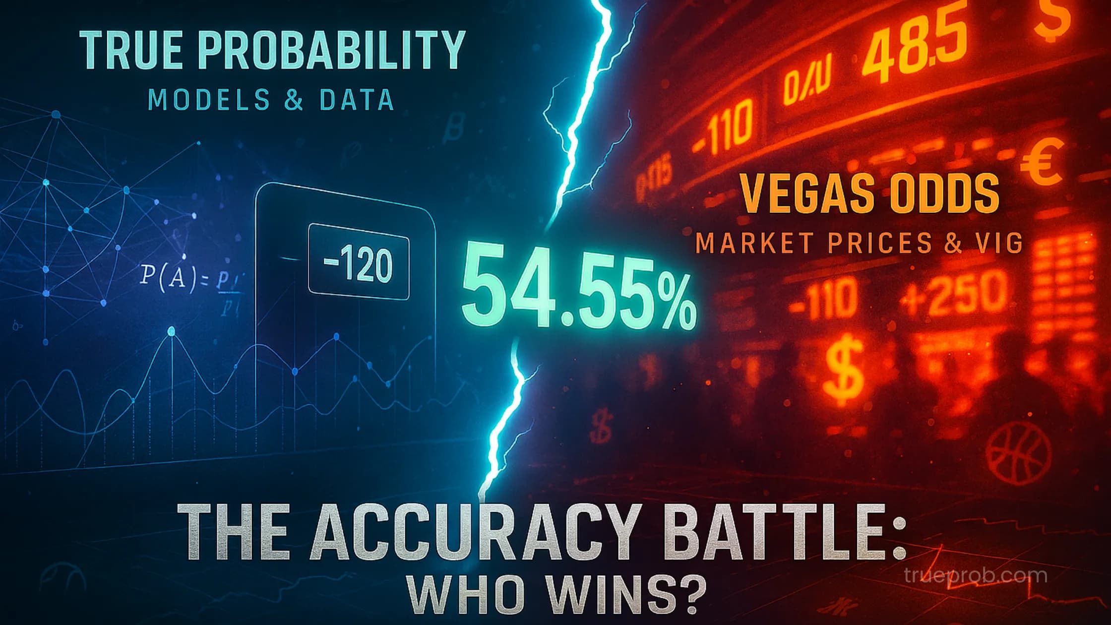 True Probability vs Vegas Odds: Who's More Accurate?